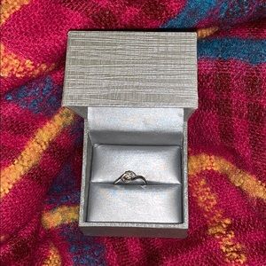 Zales Diamond Swirl Promise Ring
